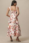 Maeve Sleeveless Seamed Slip Midi Dress