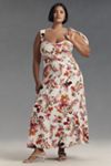 Maeve Sleeveless Seamed Slip Midi Dress