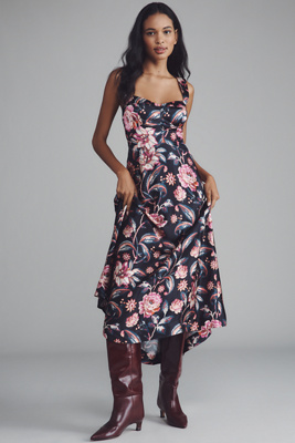 Maeve The Jocelyn Sleeveless Slip Midi Dress By  In Multi