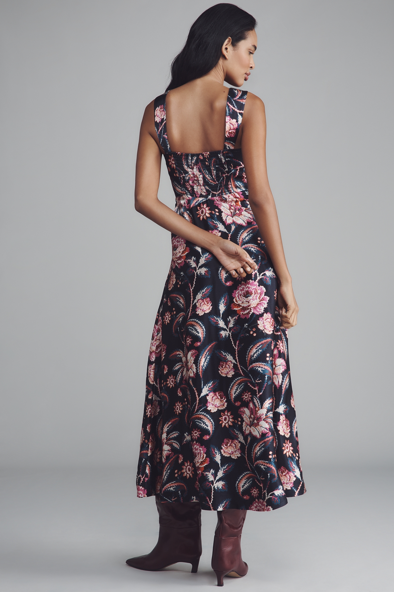 The Jocelyn Sleeveless Slip Midi Dress by Maeve