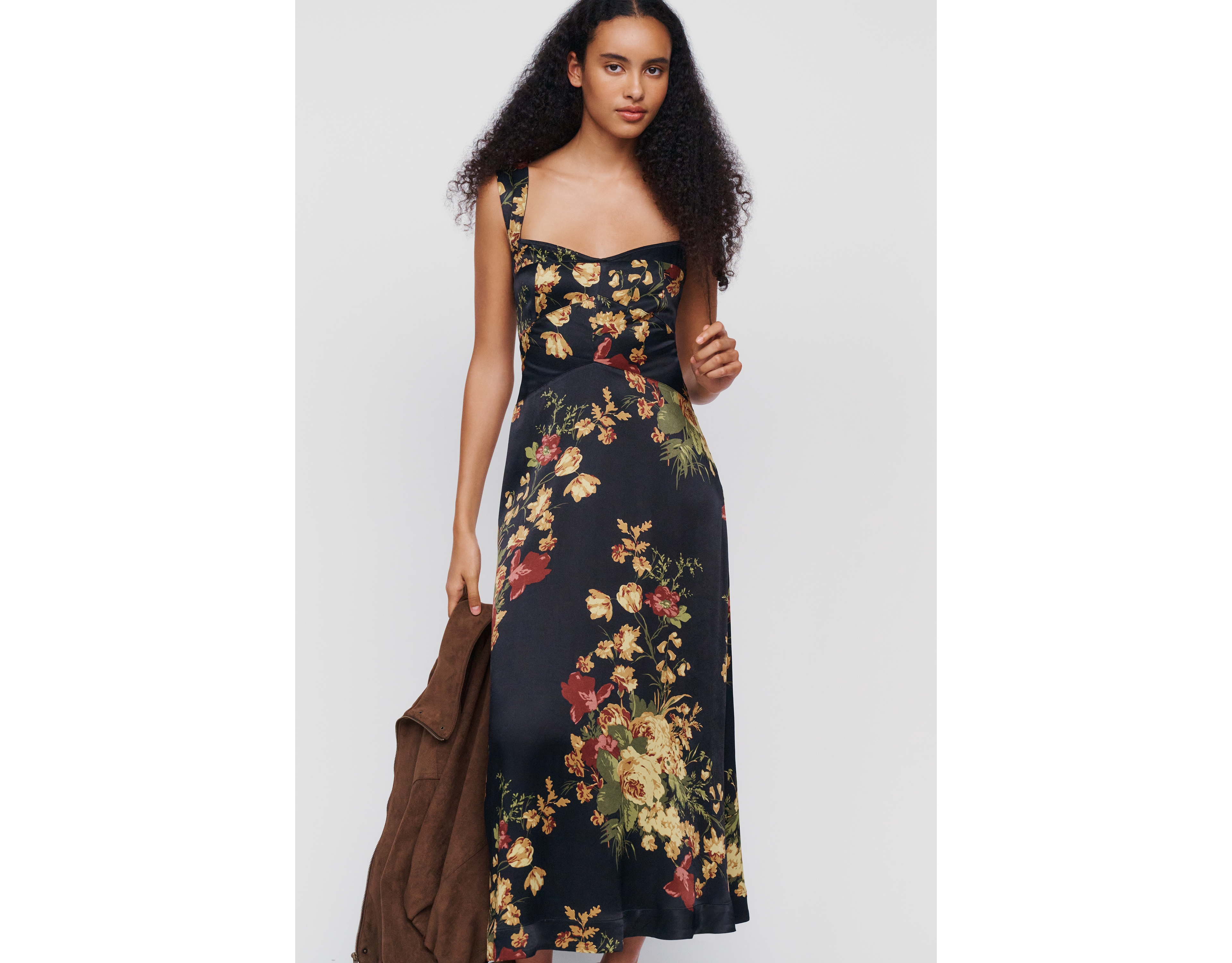 Jocelyn Sleeveless Slip Midi Dress by Maeve