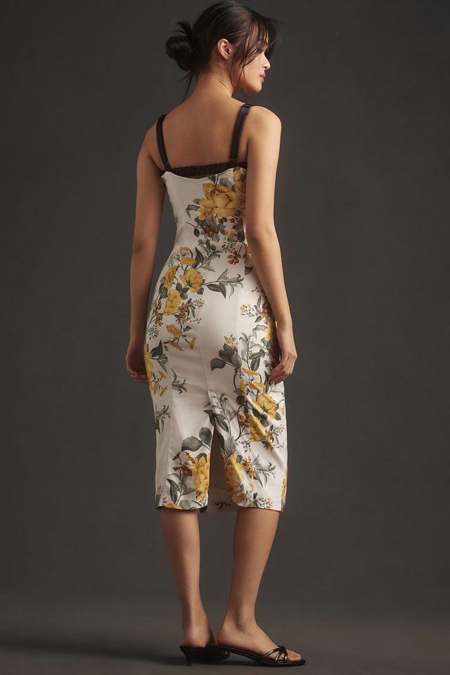 Sleeveless Midi Viscose Column Regular Casual Dress kmy24y40406