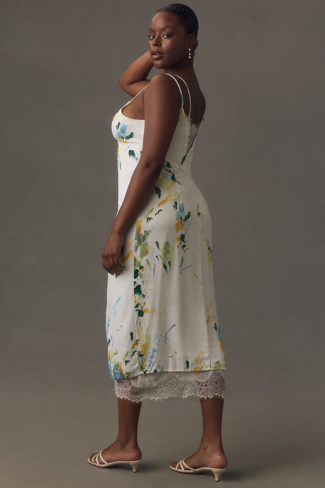 by anthropologie lace button-front slip dress Lace Button-Front Slip Dress