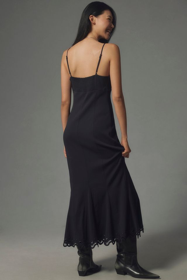 By Anthropologie Abito Midi Senza Maniche con Scollatura a Cuore #1