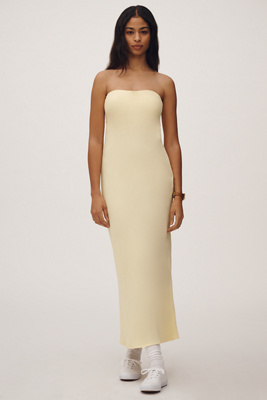 Satin Midi Slip Dress en taille: L - By Anthropologie - Modalova