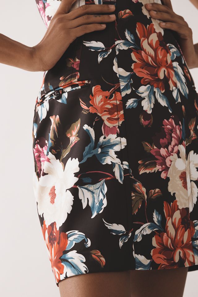 By Anthropologie Strapless Sculpted Mini Dress #3