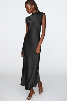 black wedding guest dress AOSHABABI Women's Cocktail Dresses Elegant Strapless Slit Mermaid Evening Dresses for : Clothing, Shoes & Jewelry Stretch knitted fabric long black wedding guest dress