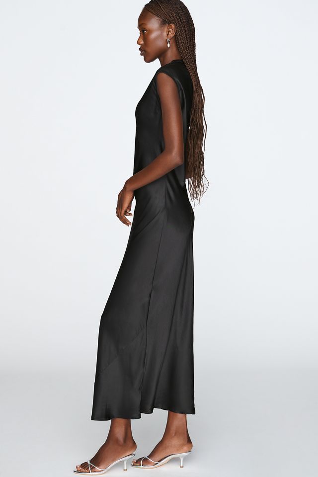 Maeve Charlette Mock-Neck Midi Slip Dress #2