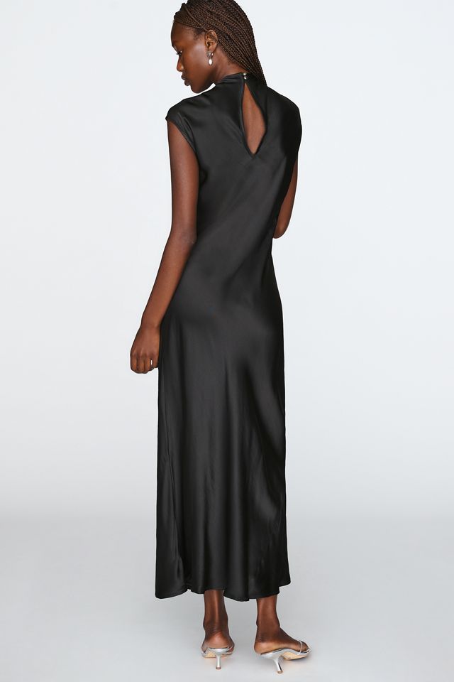 Maeve Charlette Mock-Neck Midi Slip Dress #3