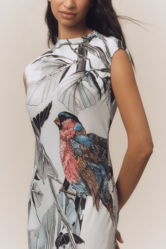 Maeve Mock-Neck Midi Slip Dress #2