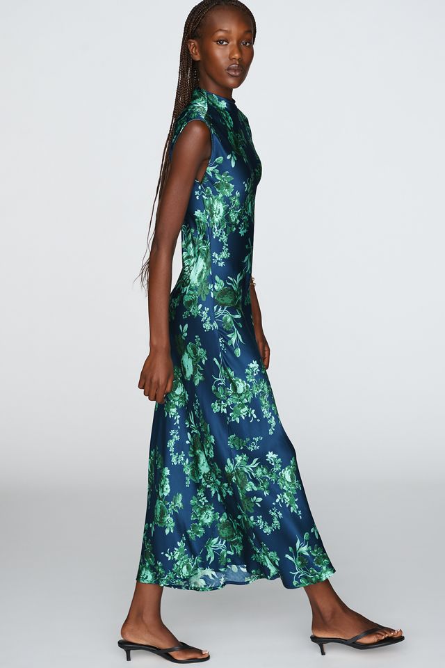 Maeve Charlette Mock-Neck Midi Slip Dress #2