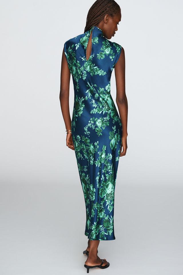 Maeve Charlette Mock-Neck Midi Slip Dress #3