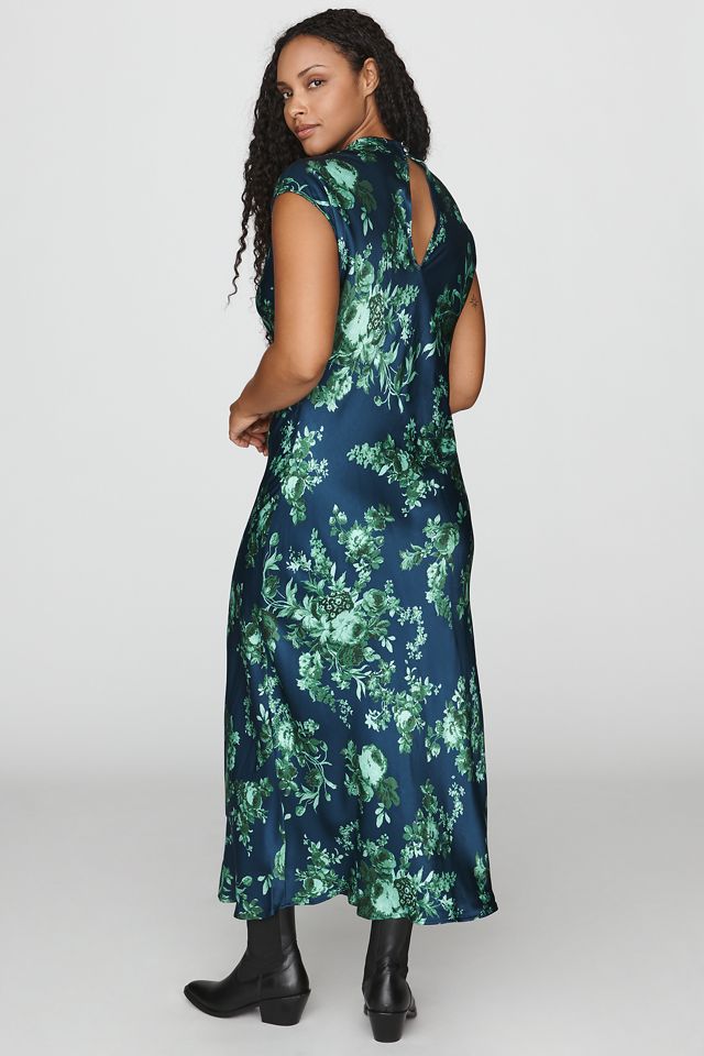 Maeve Charlette Mock-Neck Midi Slip Dress #7