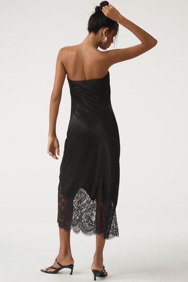By Anthropologie Lace-Trim Midi Slip Dress #2