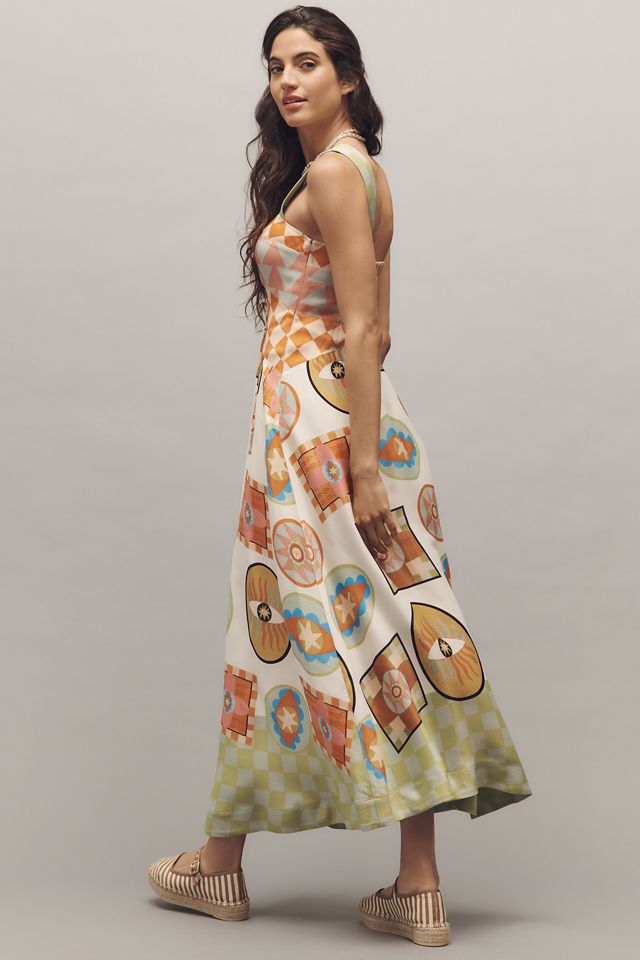 The Meredith Walker Jocelyn Sleeveless Slip Midi Dress by Maeve #2