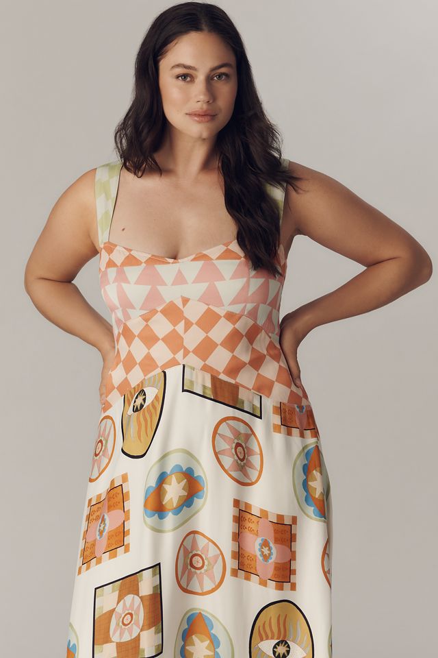 The Meredith Walker Jocelyn Sleeveless Slip Midi Dress by Maeve #6