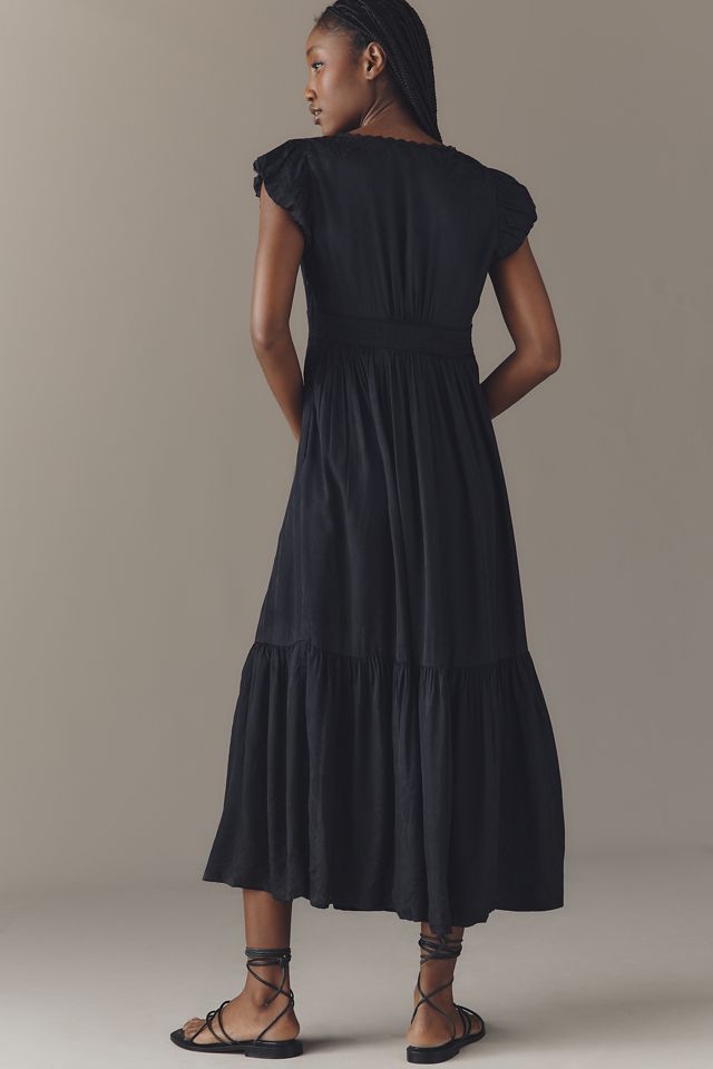 Peregrine Silken Midi Dress | Anthropologie