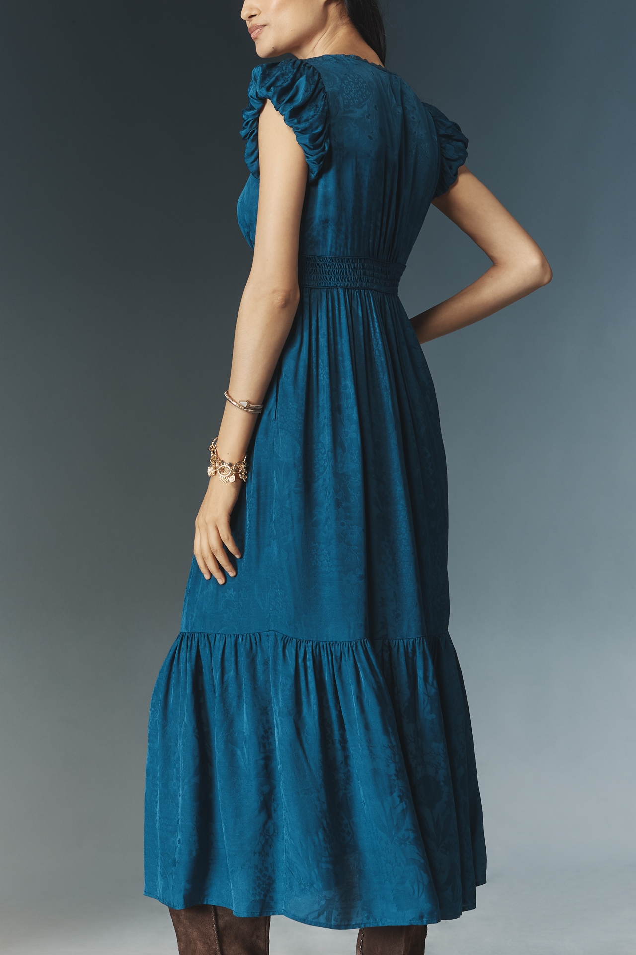 The Peregrine Silky Midi Dress