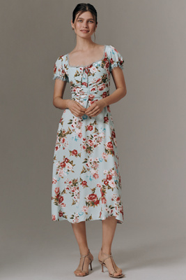 By Anthropologie Printed Midi Dress