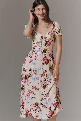 chinese dress ladies Maggie Belted Linen Maxi Dress Ivory / Xs