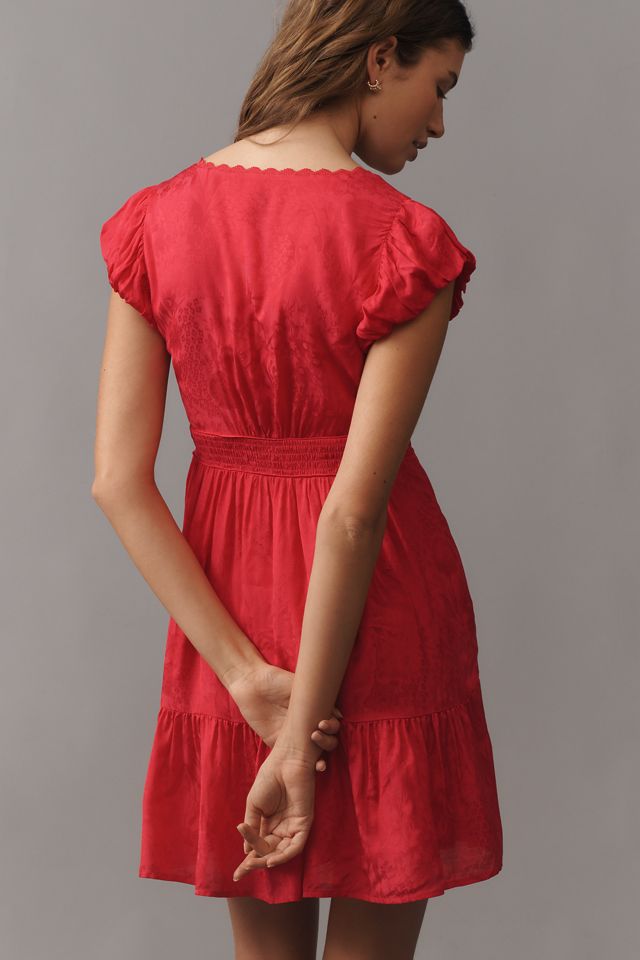 Peregrine Satin Mini Dress #1