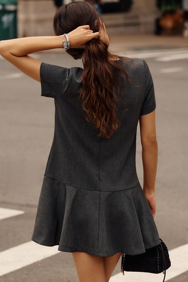 Maeve Drop-Waist Mini Swing Dress #1