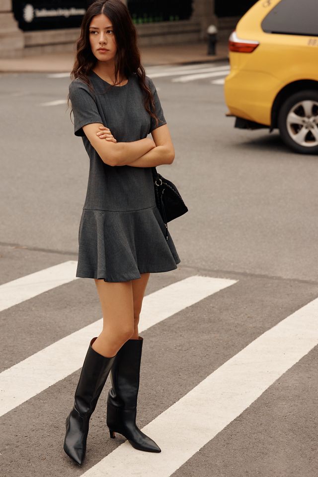 Maeve Drop-Waist Mini Swing Dress #3