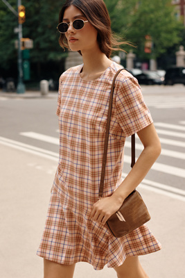 Maeve Drop-Waist Mini Swing Dress