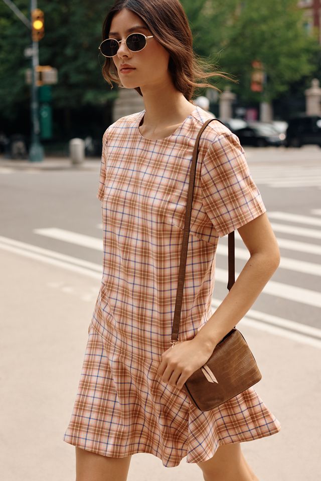Maeve Drop-Waist Mini Swing Dress #1