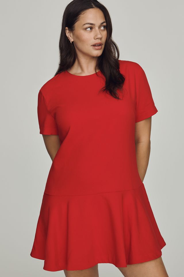 Maeve Drop-Waist Mini Swing Dress #4