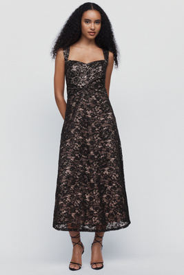 Maeve Jocelyn Sequined Midi Dress by Anthropologie