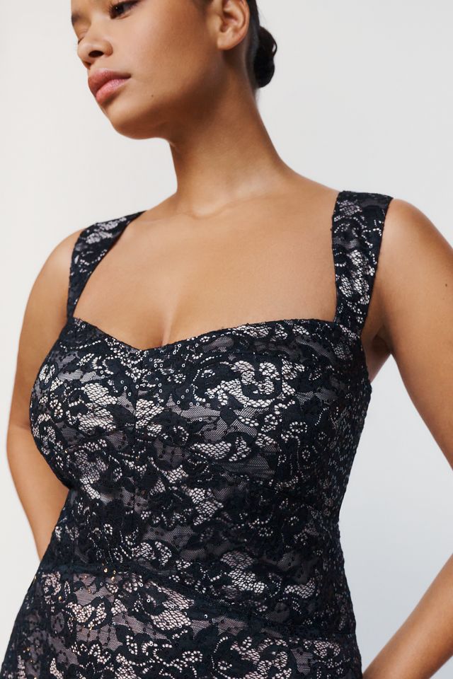 Maeve Jocelyn Sequined Midi Dress #6