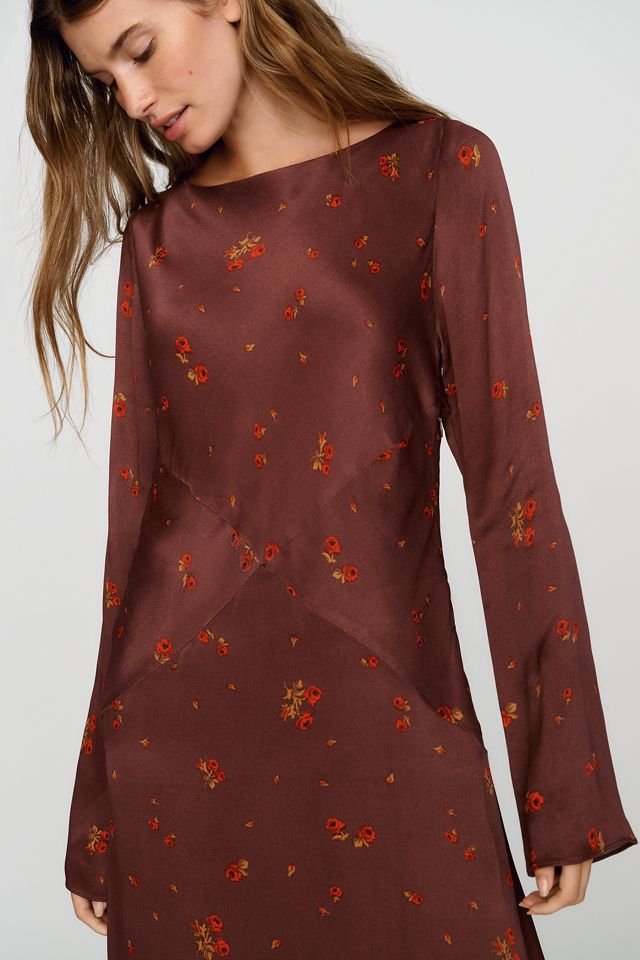 By Anthropologie Cowl Back Mini Dress #2