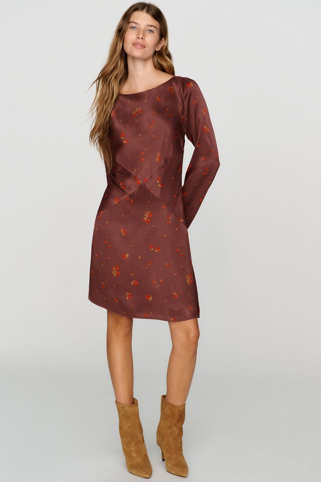 By Anthropologie Cowl Back Mini Dress #3