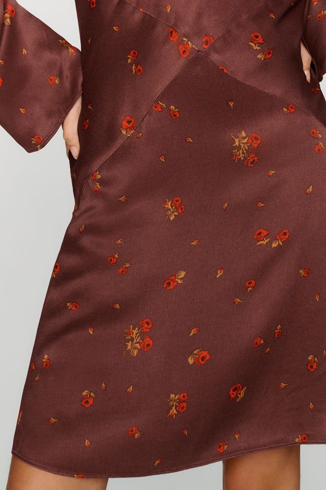 By Anthropologie Cowl Back Mini Dress #4