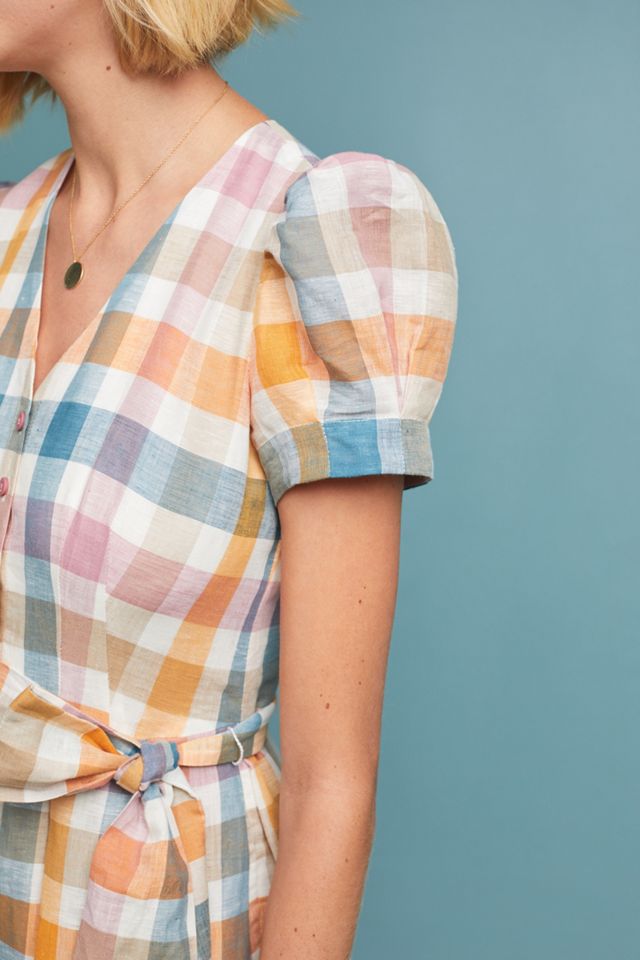 Poppy Plaid Shirtdress #2