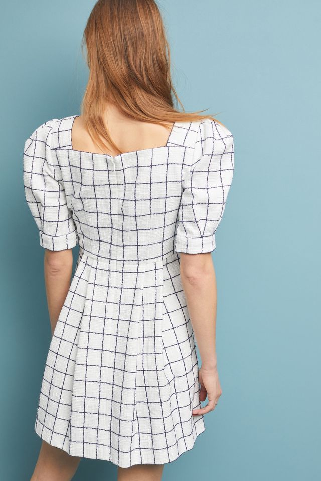 Dawn Windowpane Shirtdress