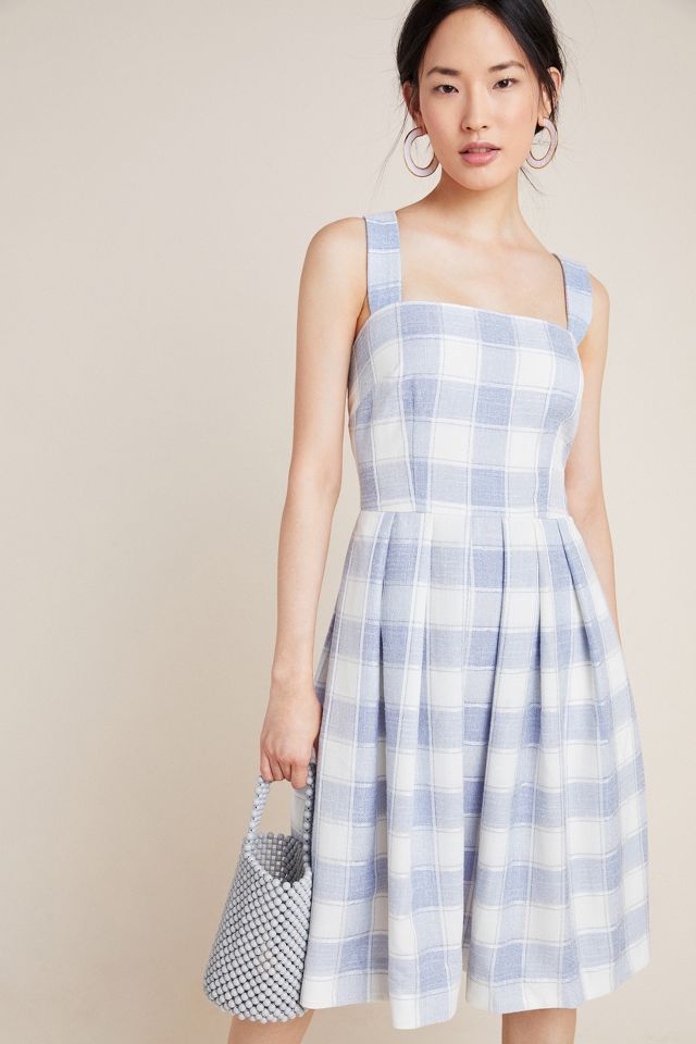 Gal meets 2025 glam gingham dress