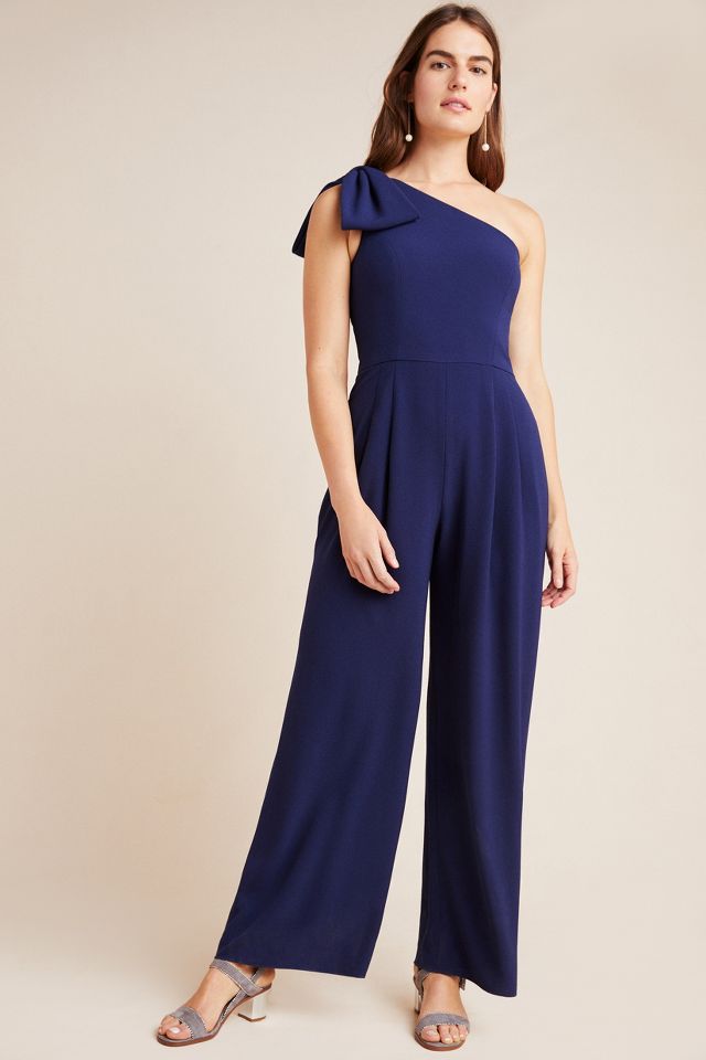 Gal Meets Glam Sylvia One Shoulder Jumpsuit