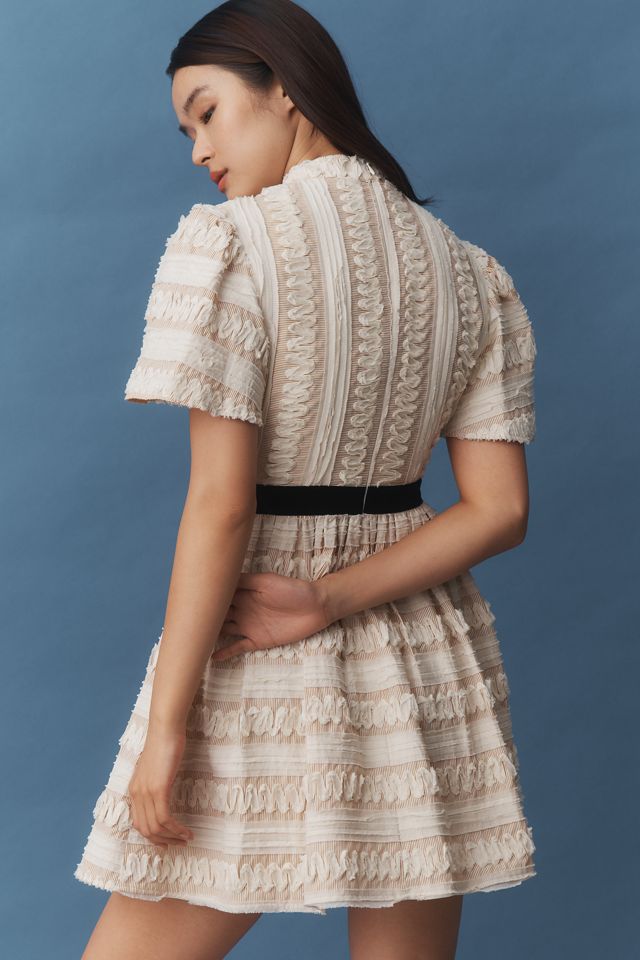 Maude Blythe Textured Mini Dress #1