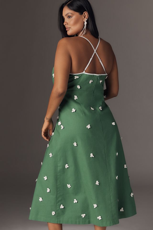 white christmas dresses Join The Club Green Striped Shift Dress – Shop the Mint main image 1