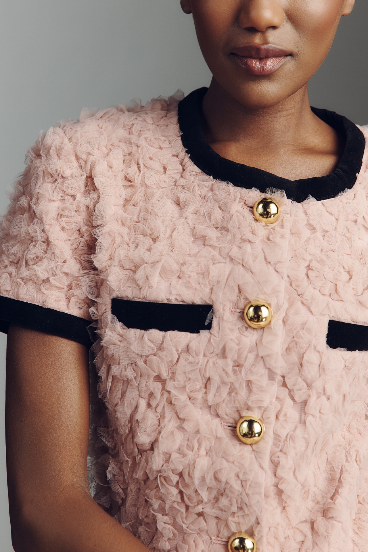 Maude Taylor Textured Mini Dress