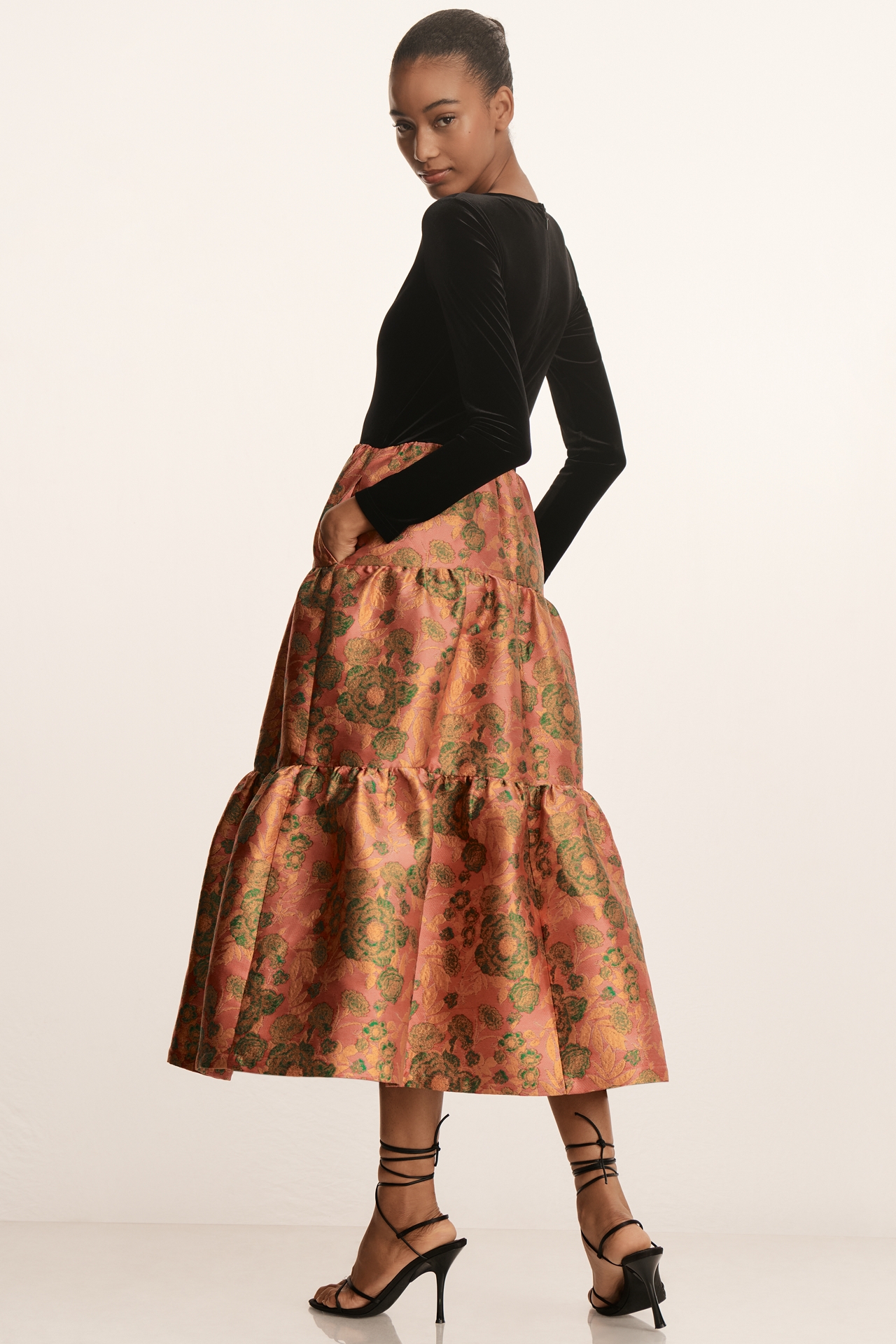 Maude Kira Twofer Maxi Dress