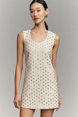 Maude Club Cotton Linen Jardin Sleeveless Mini Dress