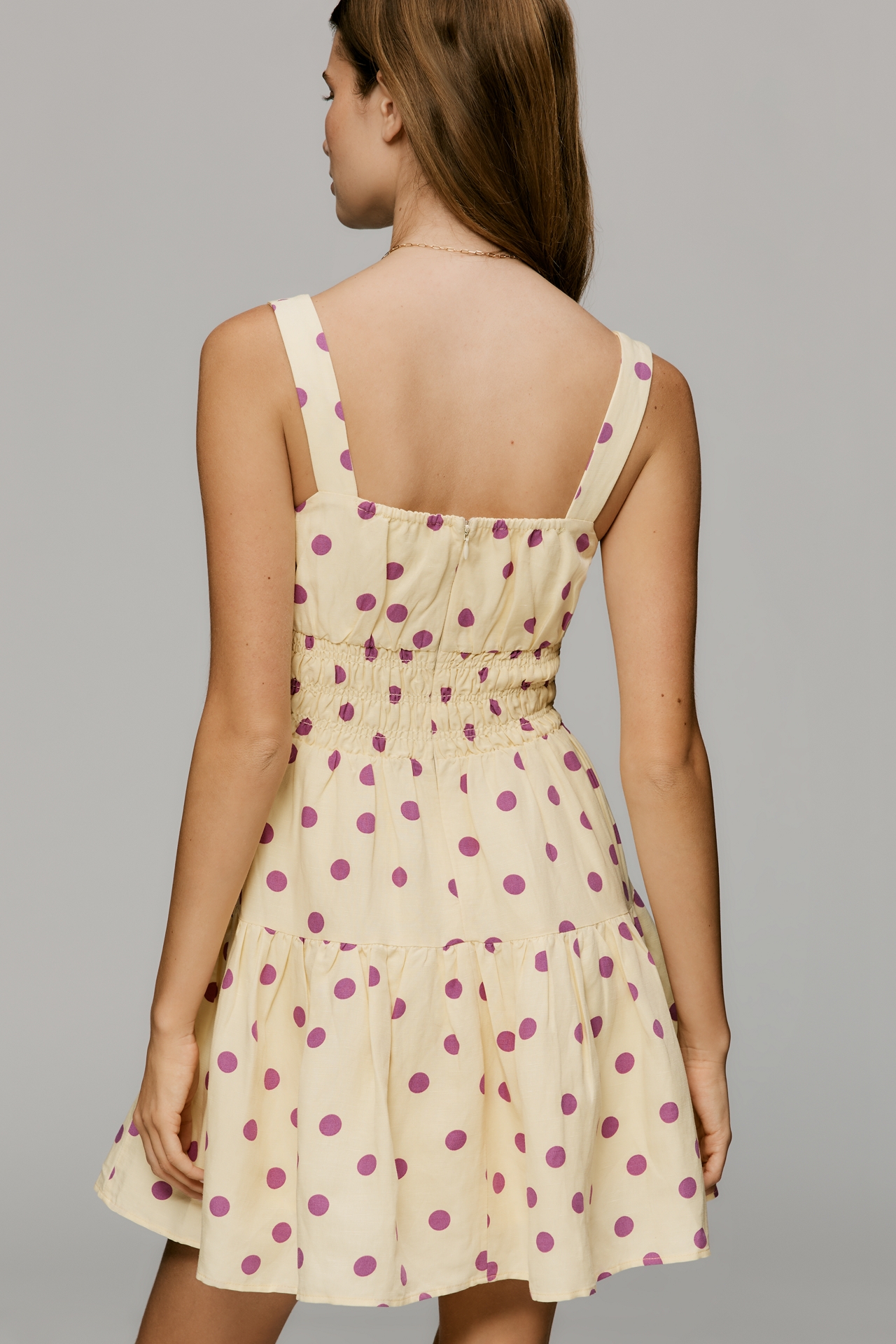 Maude Club Skye Sleeveless Square-Neck Mini Dress