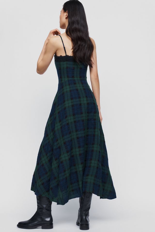 Maude Club Caitlyn Wool Cotton Midi Dress #3