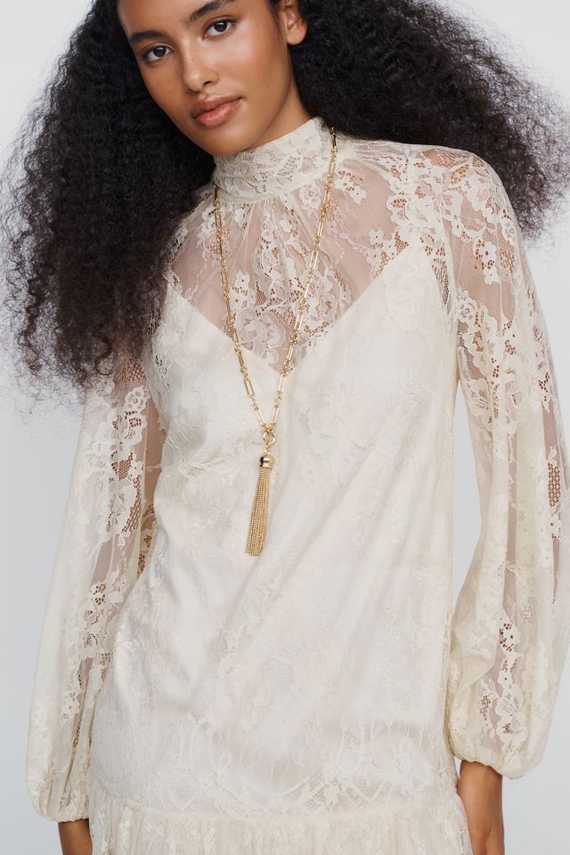 Maude Club Olympia Lace Midi Dress #1
