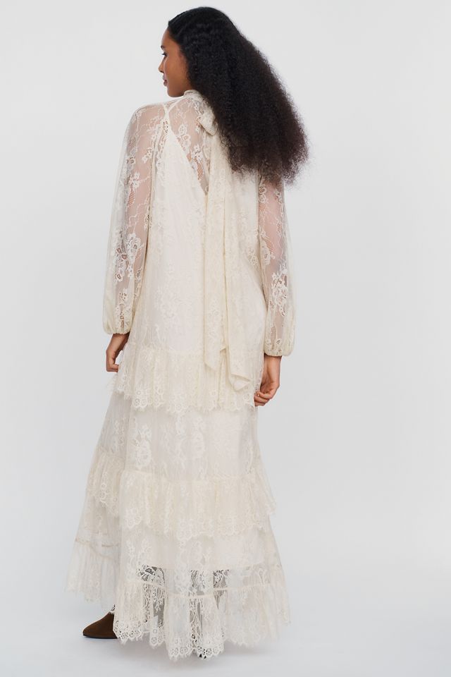 Maude Club Olympia Lace Midi Dress #3