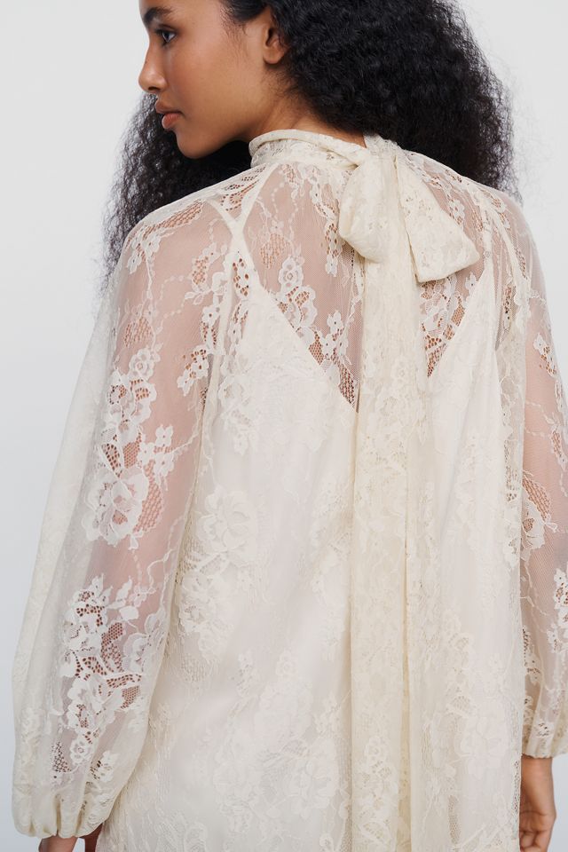 Maude Club Olympia Lace Midi Dress #4