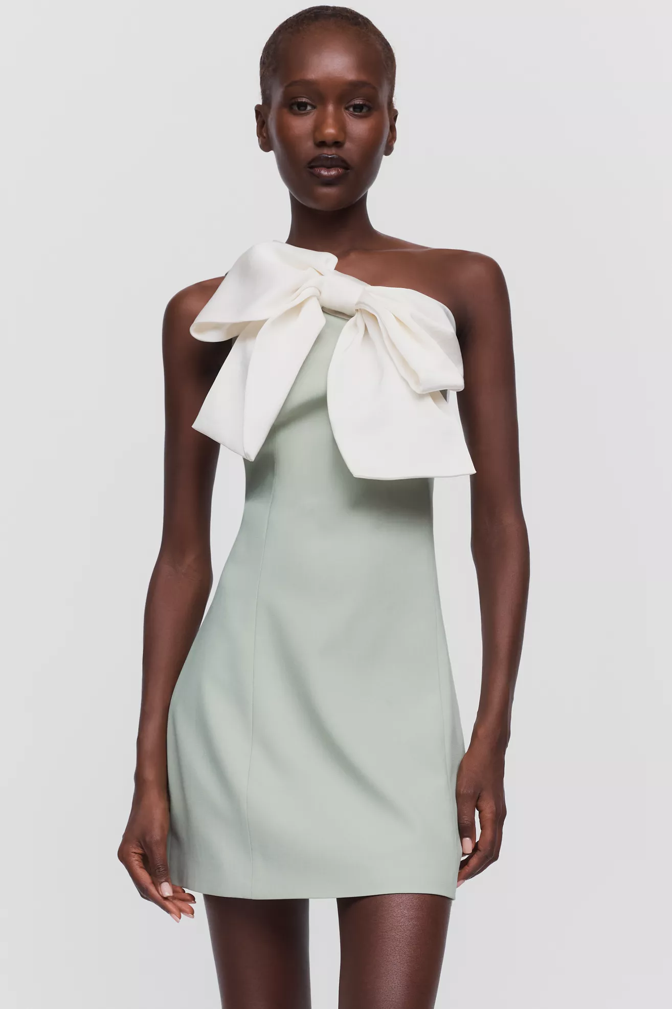 Maude Club Lima One-Shoulder Mini Dress